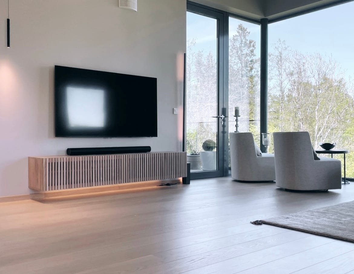 TV-Schrank PLANET – Massivholz Eiche – Bild 4