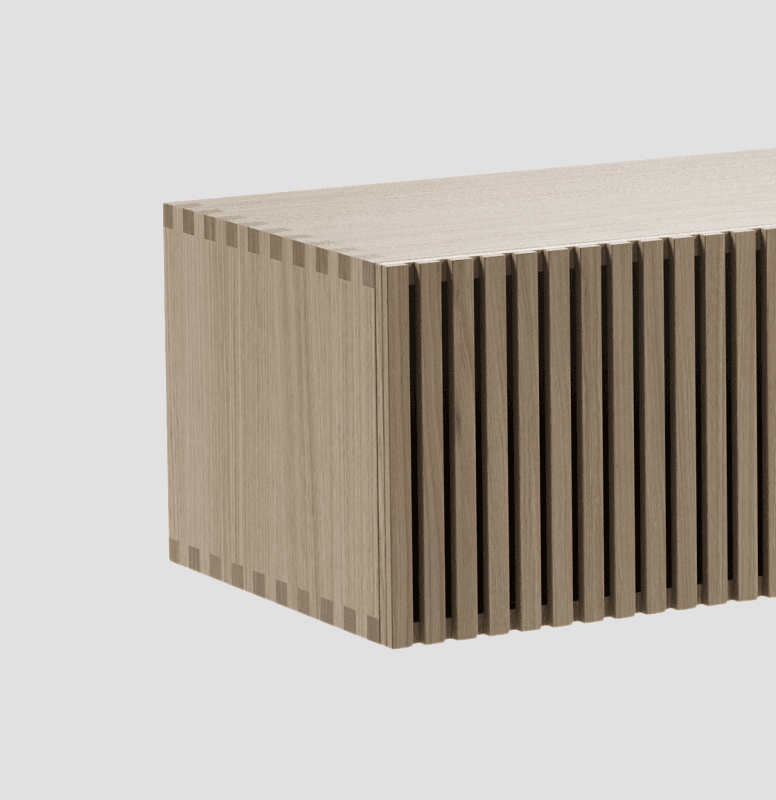 Hanging cabinet PLANET – solid oak - Image 4