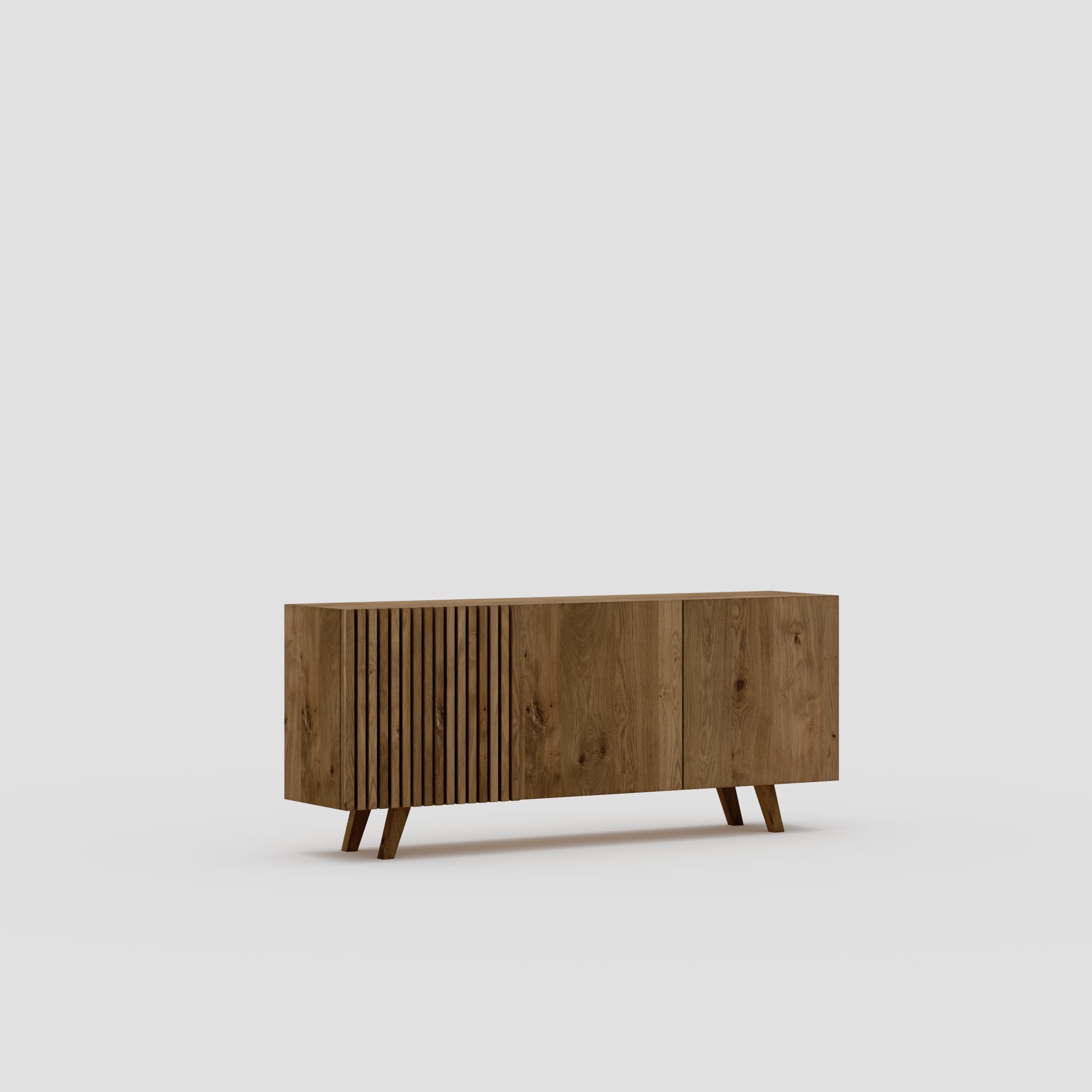 165cm Sideboard MOON - solid oak - Image 7