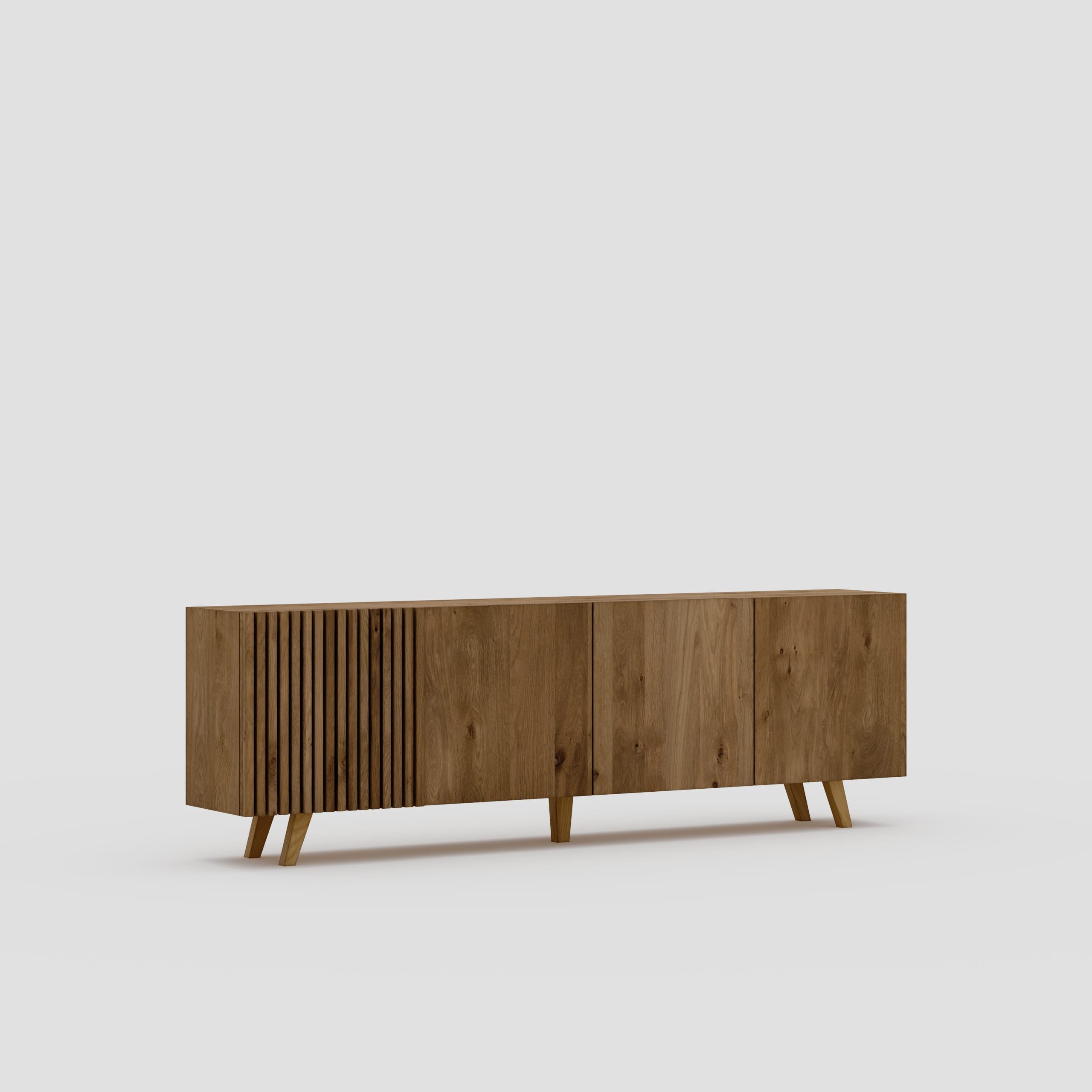 220cm Sideboard MOON - solid oak - Image 9