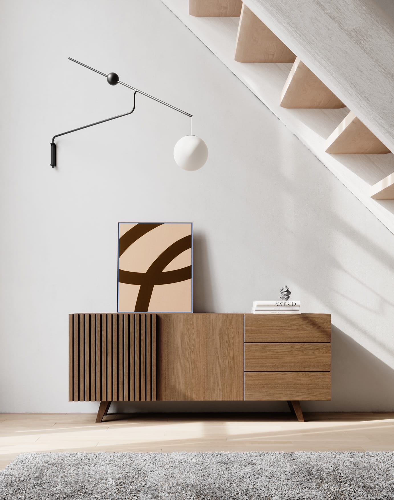 Sideboard MOON - solid oak - Image 2