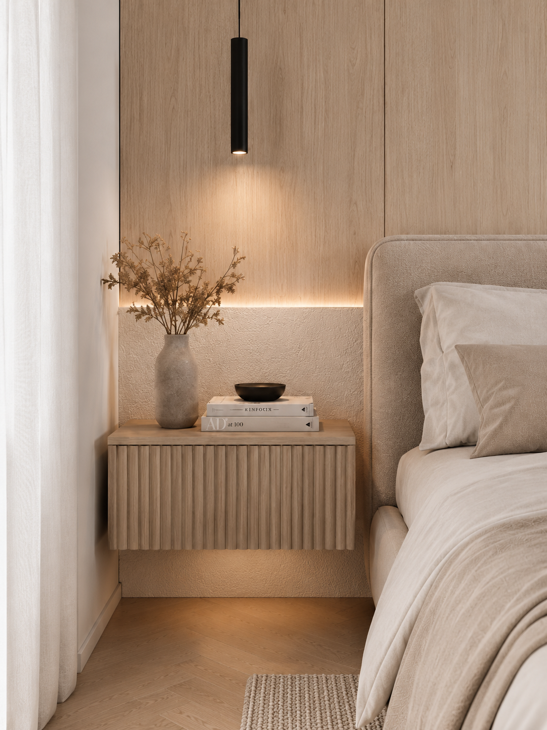 veggaa nattbord (2) Nightstand VEGA – solid oak - Image 3